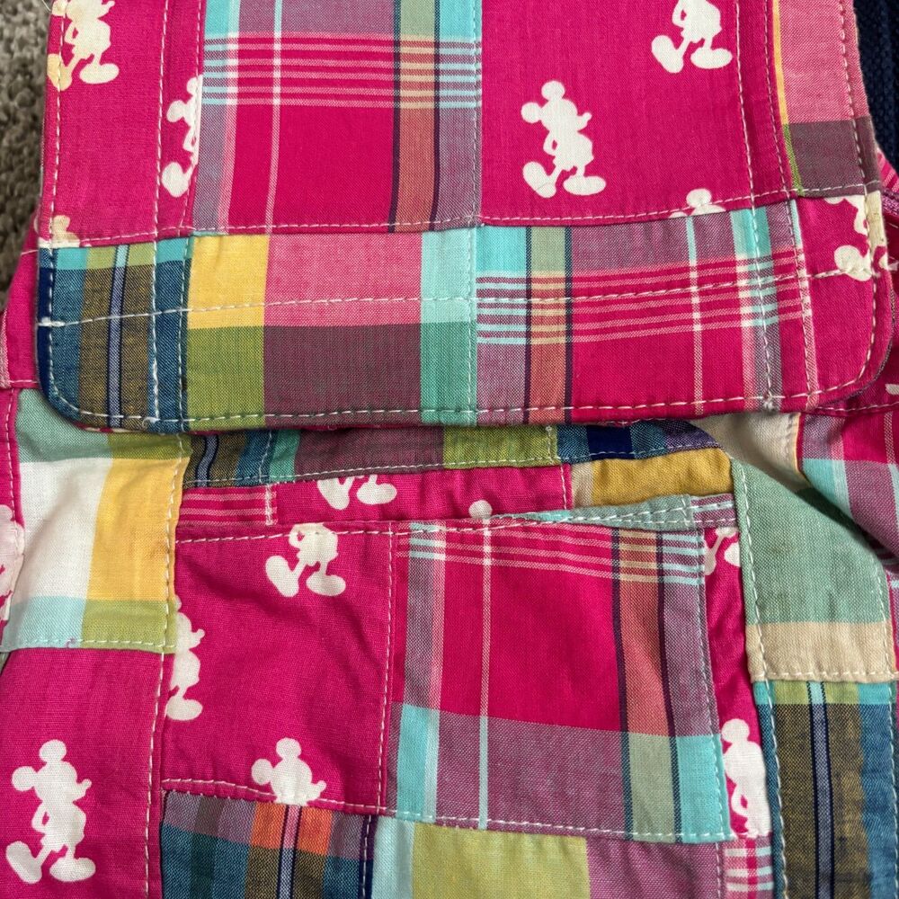 Authentic Disney Parks Pink Patchwork Mickey Back… - image 6